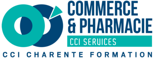 Logo commerce et pharmacie